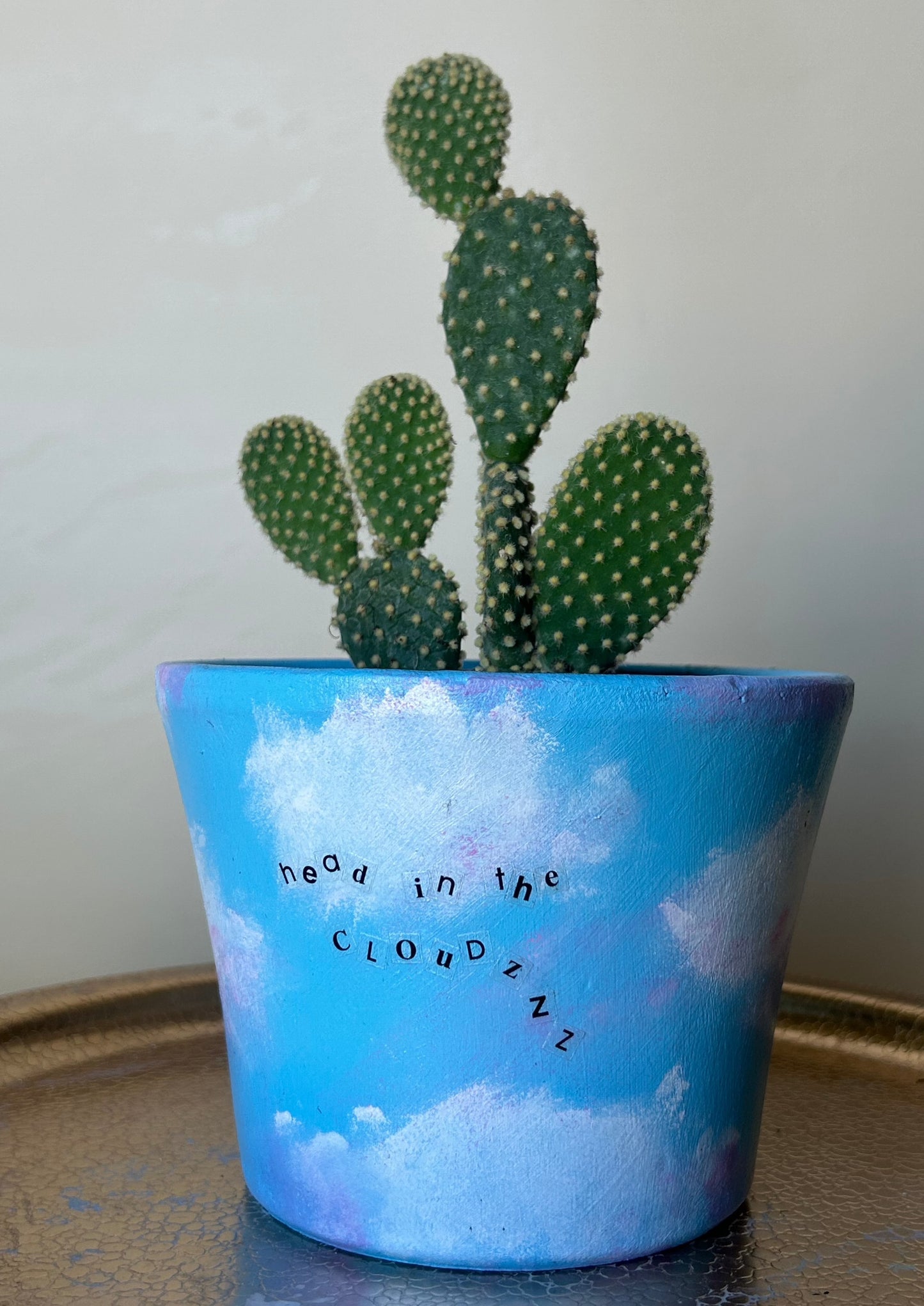 Hand-Painted Plant Pot (Medium)